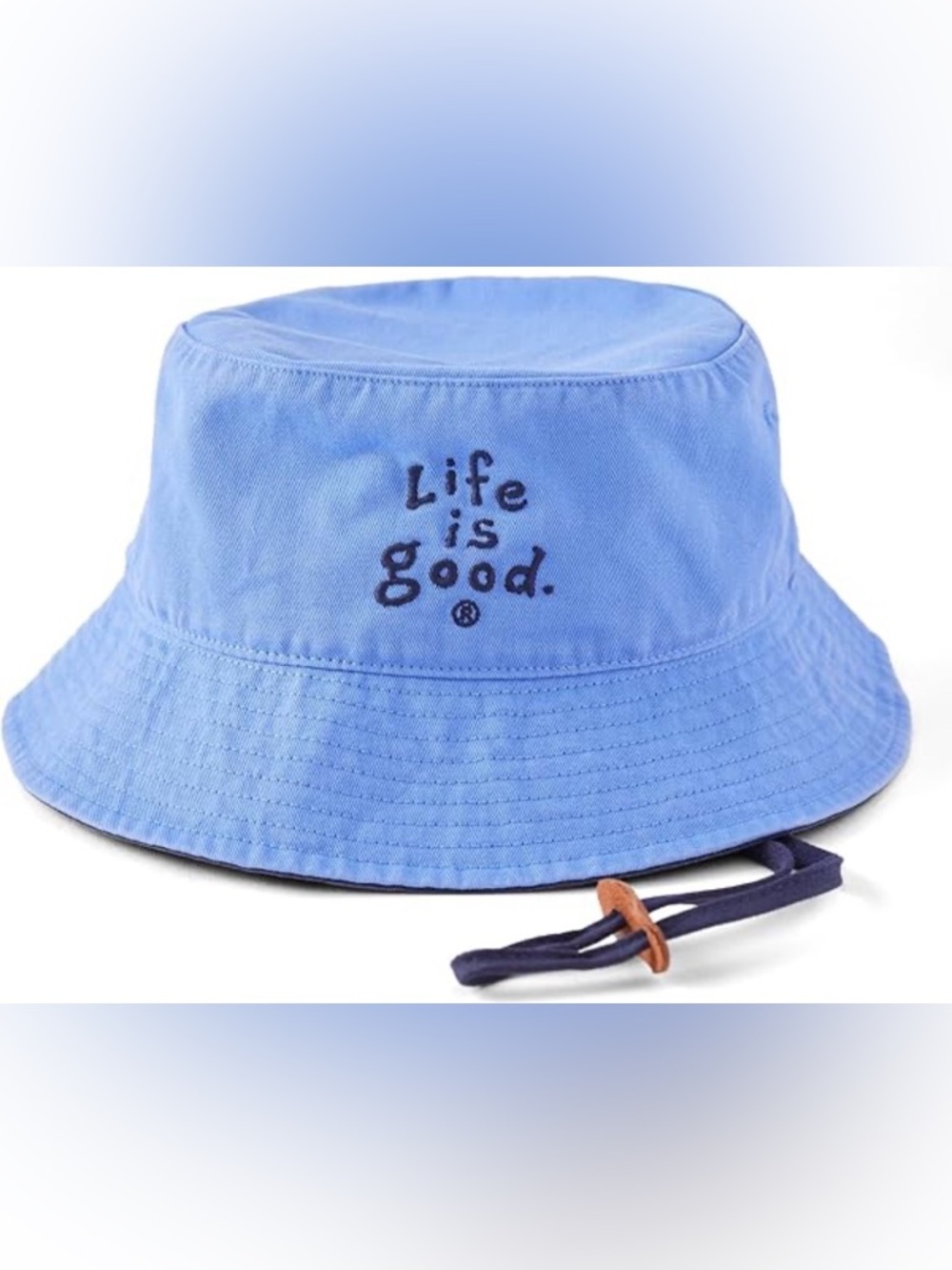 Life is Good Blue Bucket Hat